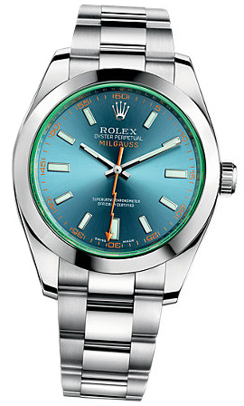Rolex Milgauss 40mm Steel 116400GV Z-blue