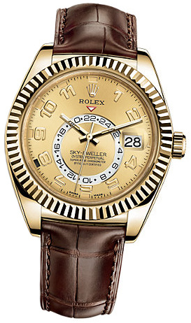 Rolex Sky-Dweller 42mm 326138 Champagne