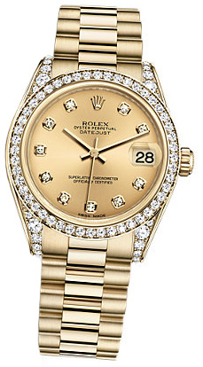 Rolex Datejust 31mm 178158 Champagne Brill