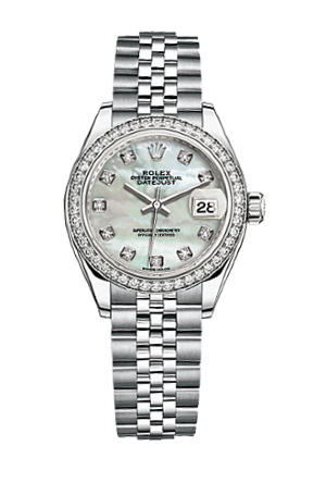 Rolex Lady-Datejust 28mm 279384rbr White Pearl