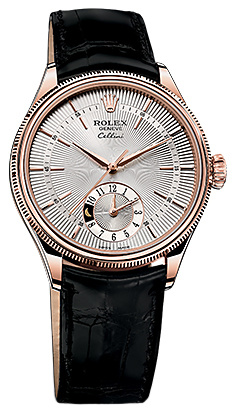 Rolex Cellini Dual Time 39mm 50525 Silver