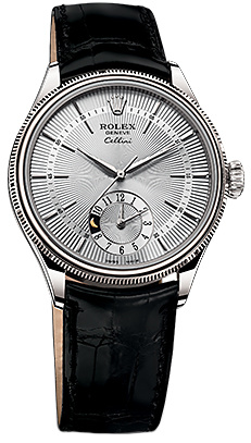 Rolex Cellini Dual Time 39mm 50529 Silver