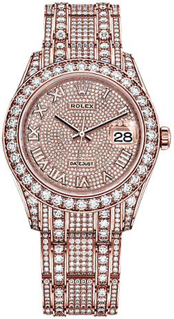 Rolex Pearlmaster 39mm 86405 Pave