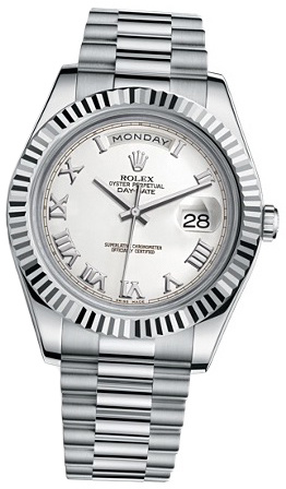 Rolex Day-Date II 41mm 218239 White