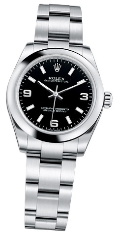 Rolex Oyster Perpetual 31mm 177200 Black Index