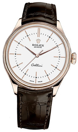 Rolex Cellini Time 39mm 50505 White Index