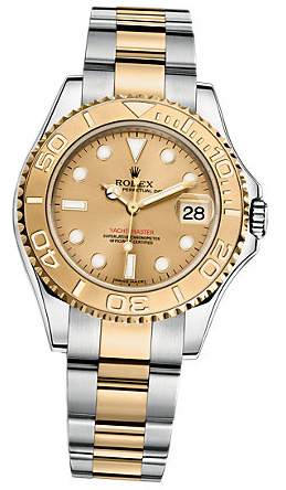 Rolex Yacht-Master 35mm 168623 Champagne