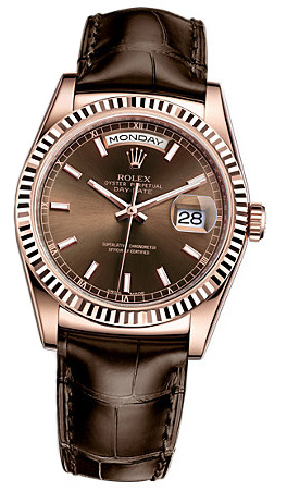 Rolex Day-Date 36mm 118135 Chocolate