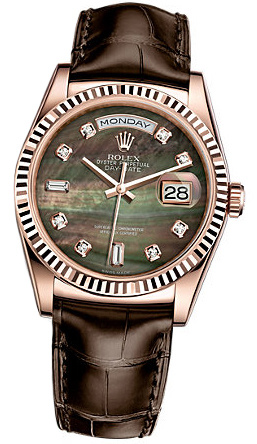 Rolex Day-Date 36mm 118135 Dark Pearl