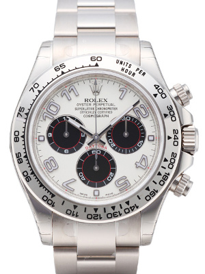 Rolex Cosmograph Daytona White Gold 116509 White Arabic