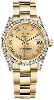 Rolex Datejust 31mm 178158 Champagne R-Index Oyster-band
