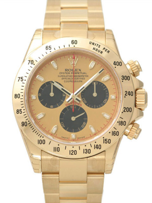 Rolex Cosmograph Daytona Yellow Gold 116528 Champagne Index